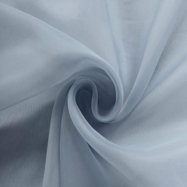 Chiffon & Cheesecloth Runners |  6ft Dusty Blue Premium Chiffon Table Runner