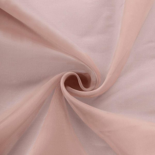 Chiffon & Cheesecloth Runners |  6ft Dusty Rose Premium Chiffon Table Runner