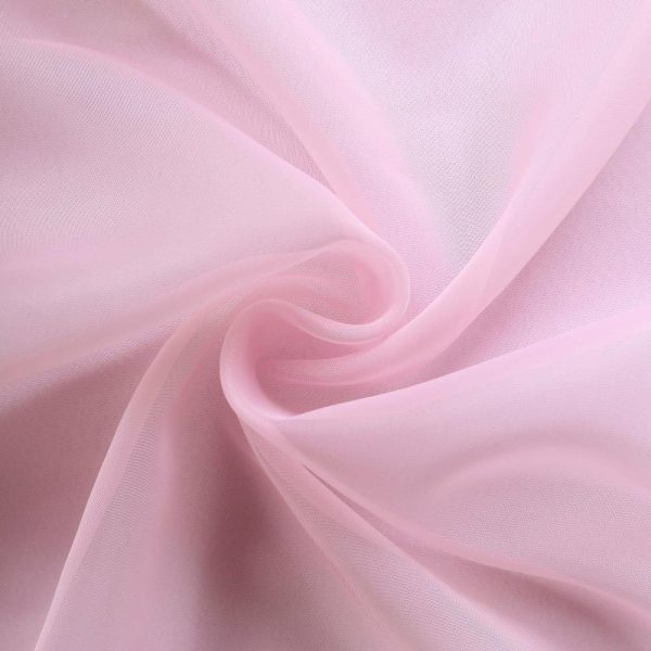 Chiffon & Cheesecloth Runners |  6ft Pink Premium Chiffon Table Runner