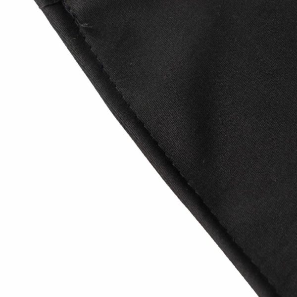 Commercial Grade Cotton & Polyester |  108″ Black Premium Scuba Round Tablecloth, Wrinkle Free Seamless Polyester Tablecloth