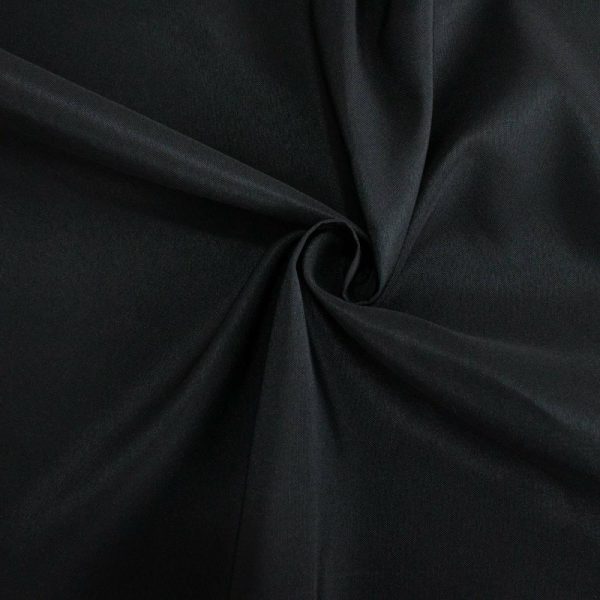 Commercial Grade Cotton & Polyester |  54″x96″ Black Seamless Premium Polyester Rectangle Tablecloth – 220GSM