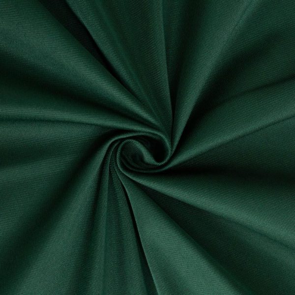 Commercial Grade Napkins |  5 Pack Hunter Emerald Green Premium Scuba Cloth Napkins, Wrinkle-Free Reusable Dinner Napkins – 20″x20″