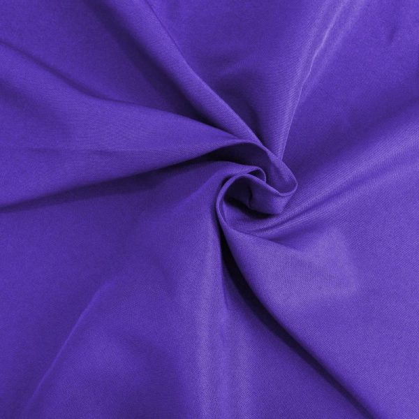 Commercial Grade Napkins |  5 Pack Purple Premium Polyester Cloth Napkins with Hemmed Edges, Reusable Dinner Napkins 20″x20 – 220GSM