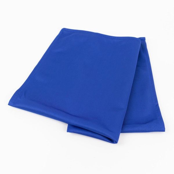 Commercial Grade Napkins |  5 Pack Royal Blue Premium Scuba Cloth Napkins, Wrinkle-Free Reusable Dinner Napkins – 20″x20″