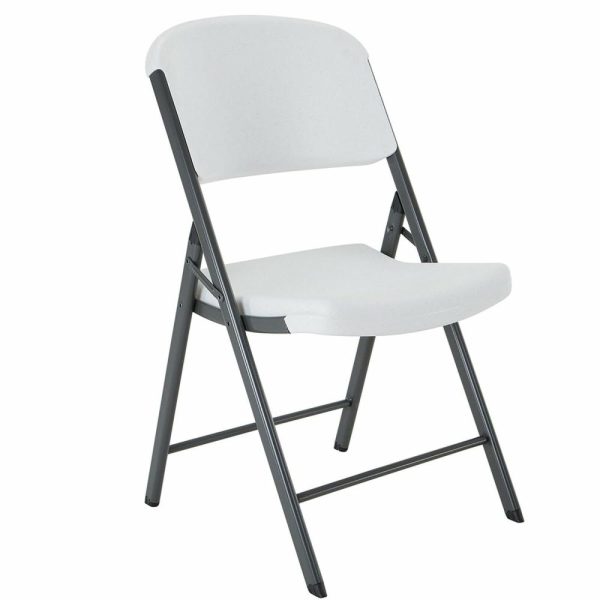 Folding Chair Covers |  Black Polyester Lifetime Folding Chair Covers, Durable Reusable Slip On Chair Covers