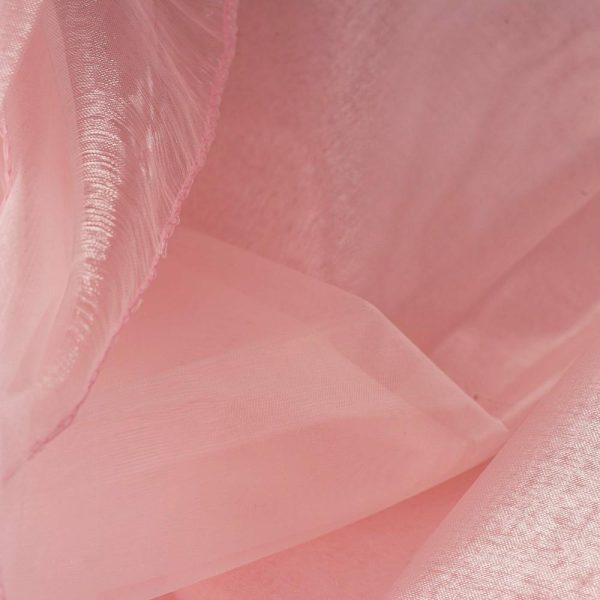 Organza |  72″x72″ Blush Organza Square Table Overlay