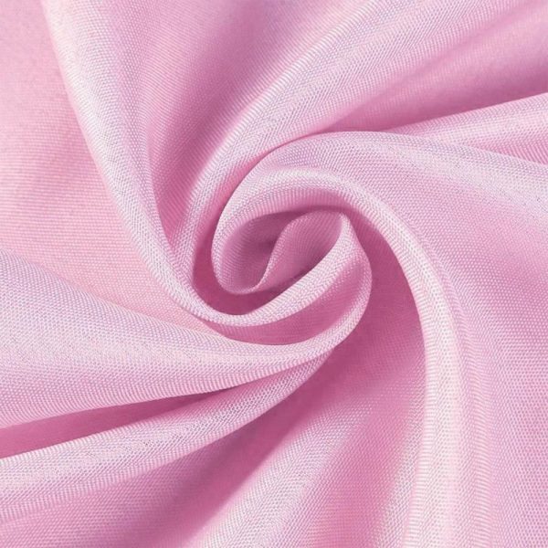 Polyester |  60″x102″ Pink Seamless Polyester Rectangular Tablecloth