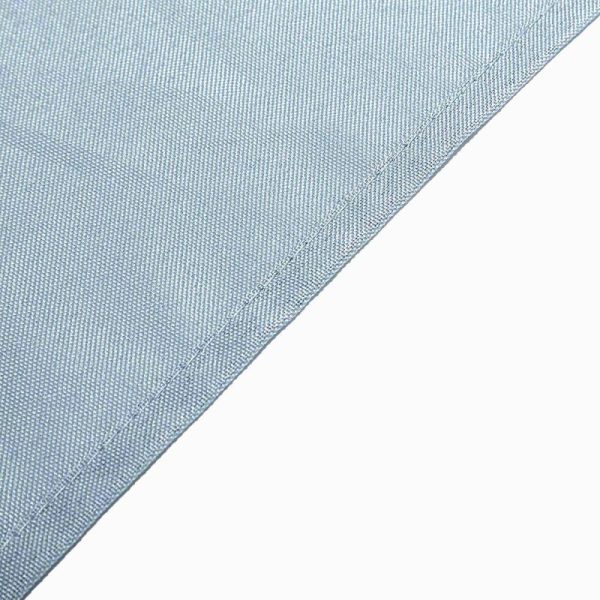 Polyester |  70″x70″ Dusty Blue Square Seamless Polyester Table Overlay