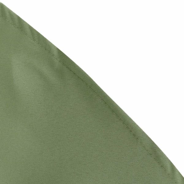 Polyester |  70″x70″ Dusty Sage Green Seamless Polyester Square Table Overlay