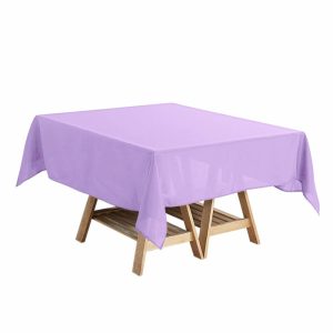 Polyester |  Lavender Lilac Polyester Square Tablecloth 54″x54″