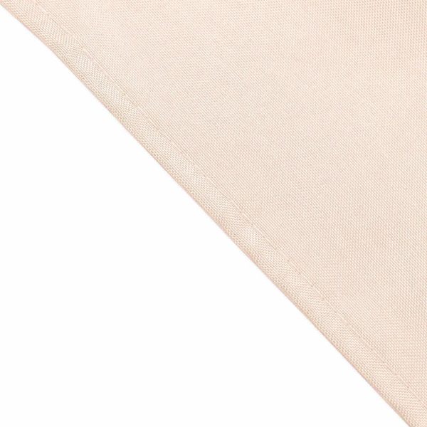 Polyester Napkins |  5 Pack Blush Cloth Napkins with Hemmed Edges, Reusable Polyester Dinner Linen Napkins – 17″x17″