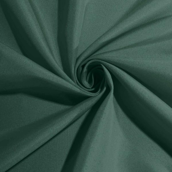 Polyester Napkins |  5 Pack Hunter Emerald Green Cloth Napkins with Hemmed Edges, Reusable Polyester Dinner Linen Napkins – 20″x20″