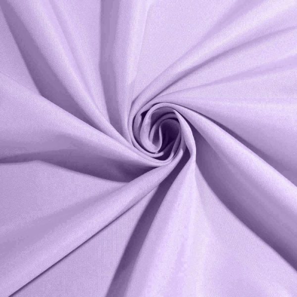 Polyester Napkins |  5 Pack Lavender Lilac Cloth Napkins with Hemmed Edges, Reusable Polyester Dinner Linen Napkins – 17″x17″