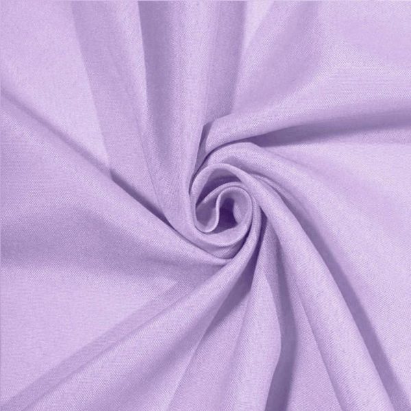 Polyester Napkins |  5 Pack Lavender Lilac Cloth Napkins with Hemmed Edges, Reusable Polyester Dinner Linen Napkins – 20″x20″