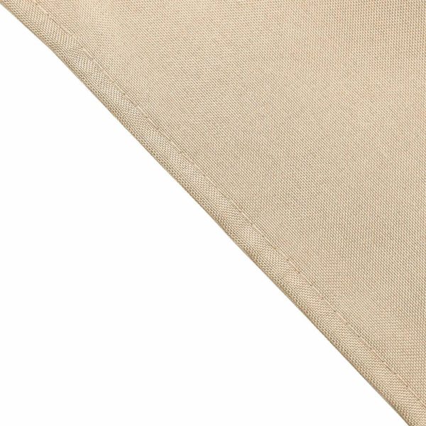 Polyester Napkins |  5 Pack Nude Cloth Napkins with Hemmed Edges, Reusable Polyester Dinner Linen Napkins – 17″x17″