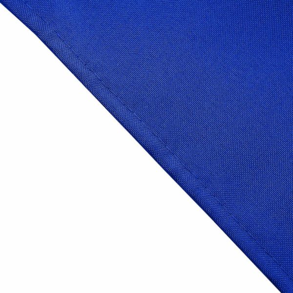 Polyester Napkins |  5 Pack Royal Blue Cloth Napkins with Hemmed Edges, Reusable Polyester Dinner Linen Napkins – 17″x17″