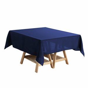 Polyester |  Navy Blue Polyester Square Tablecloth 54″x54″