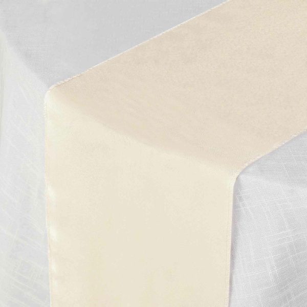 Polyester Runners |  12″x108″ Beige Polyester Table Runner