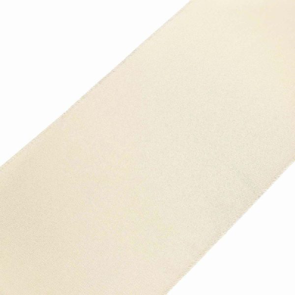 Polyester Runners |  12″x108″ Beige Polyester Table Runner