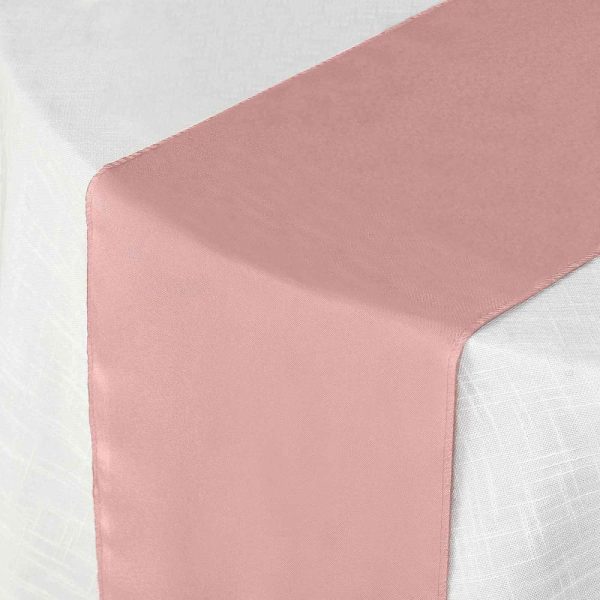 Polyester Runners |  12″x108″ Dusty Rose Polyester Table Runner