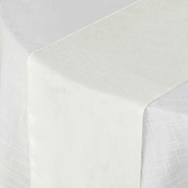 Polyester Runners |  12″x108″ Ivory Polyester Table Runner