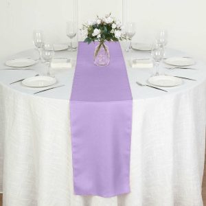 Polyester Runners |  12″x108″ Lavender Polyester Table Runner