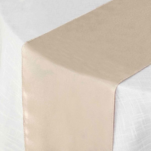 Polyester Runners |  12″x108″ Nude Polyester Table Runner