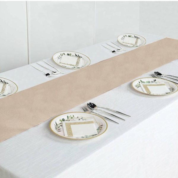 Polyester Runners |  12″x108″ Nude Polyester Table Runner