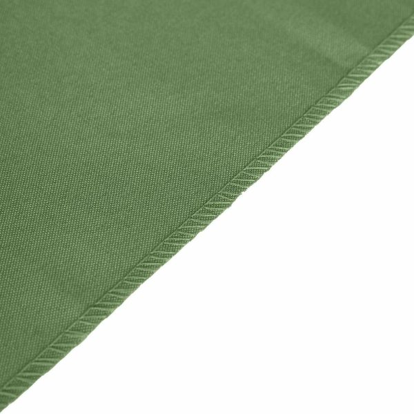 Polyester Runners |  12″x108″ Olive Green Polyester Table Runner