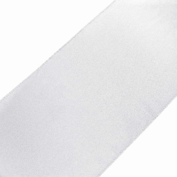 Polyester Runners |  12″x108″ White Polyester Table Runner