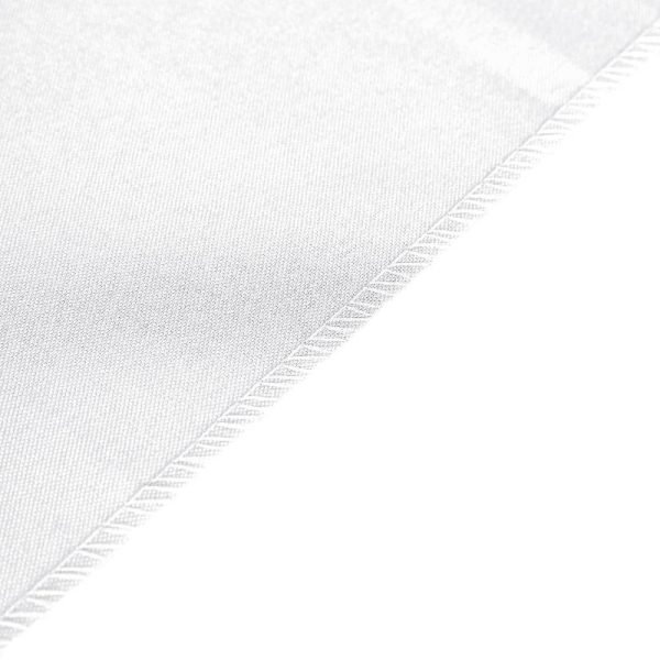 Polyester Runners |  12″x108″ White Polyester Table Runner