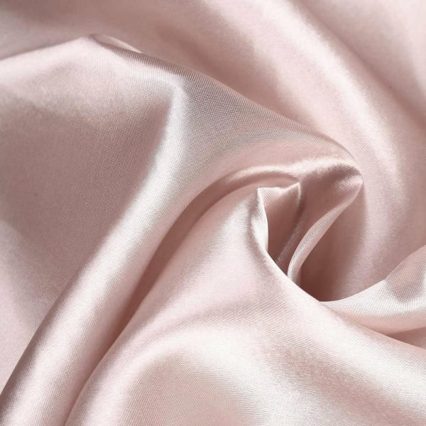 Satin |  120″ Seamless Satin Round Tablecloth – Blush for 5 Foot Table With Floor-Length Drop