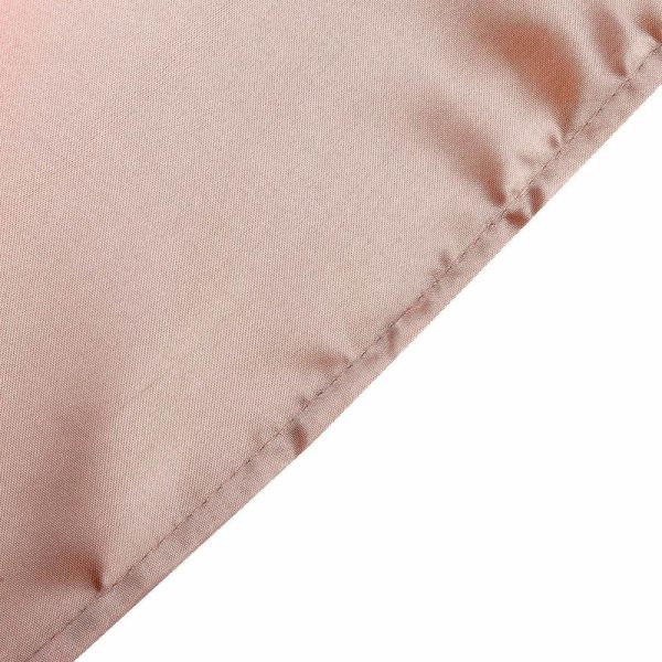 Satin |  60″x126″ Dusty Rose Seamless Satin Rectangular Tablecloth