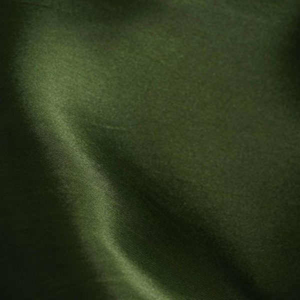 Satin & Taffeta Runners |  12″x108″ Olive Green Satin Table Runner