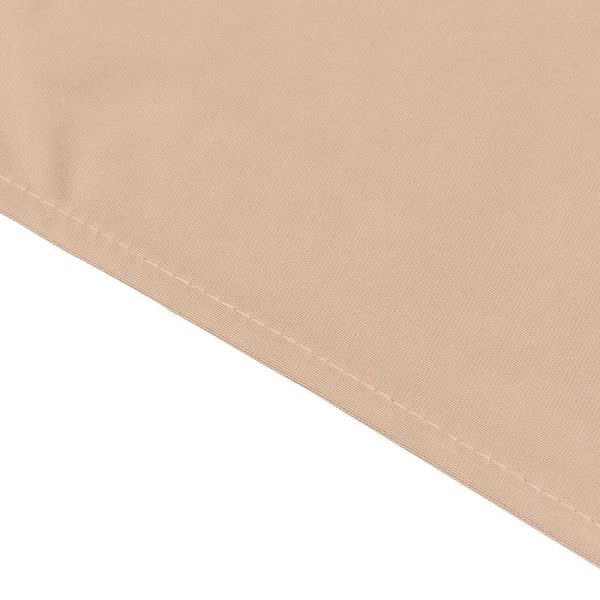 Scuba |  60″x102″ Nude Premium Scuba Wrinkle Free Rectangular Tablecloth, Seamless Scuba Polyester Tablecloth