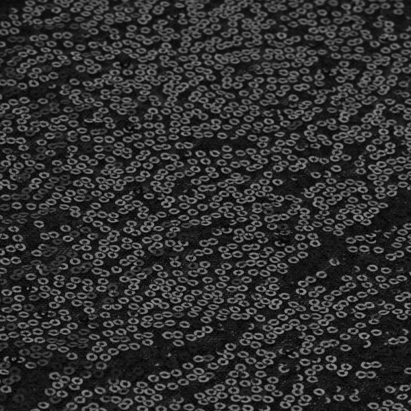 Sequin & Shimmer Runners |  12″x108″ Black Premium Sequin Table Runner