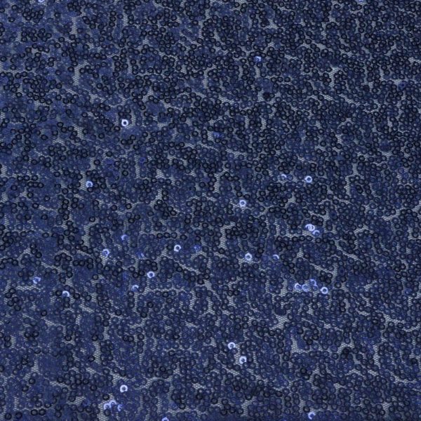 Sequin & Shimmer Runners |  12″x108″ Navy Blue Premium Sequin Table Runner