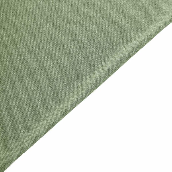 Spandex Sash Bands |  5 Pack Dusty Sage Green Spandex Stretch Chair Sashes Bands Heavy Duty with Two Ply Spandex – 5″x12″