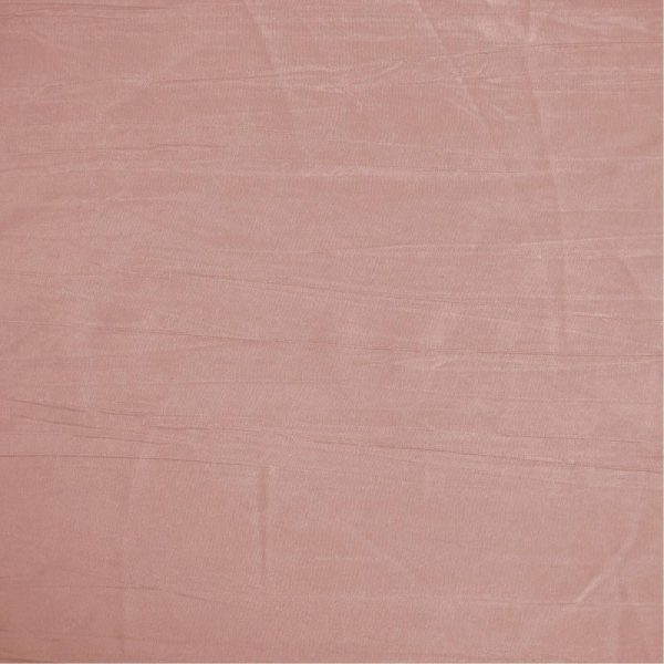 Taffeta & Velvet |  120″ Dusty Rose Seamless Accordion Crinkle Taffeta Round Tablecloth for 5 Foot Table With Floor-Length Drop