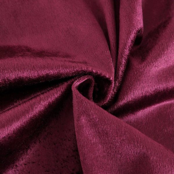 Taffeta & Velvet |  72″x72″ Eggplant Premium Soft Velvet Table Overlay, Square Tablecloth Topper