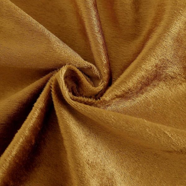 Taffeta & Velvet |  72″x72″ Gold Premium Soft Velvet Table Overlay, Square Tablecloth Topper