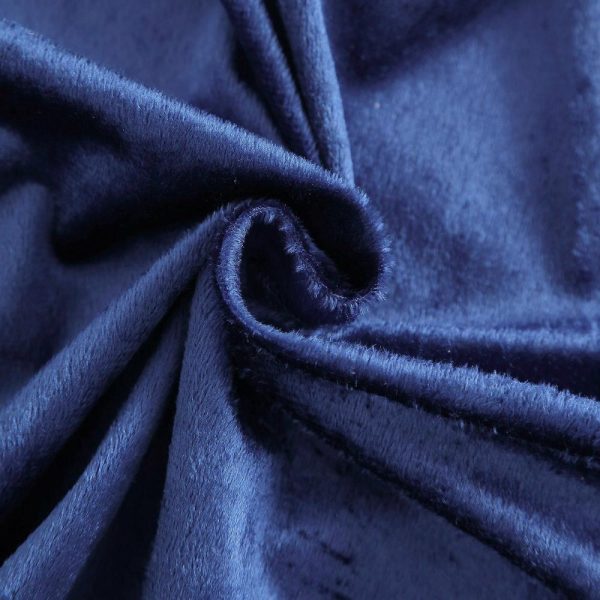 Taffeta & Velvet |  72″x72″ Royal Blue Premium Soft Velvet Table Overlay, Square Tablecloth Topper