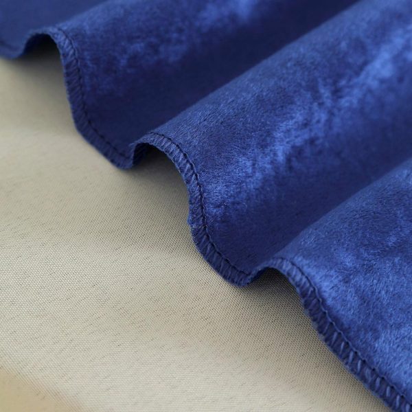 Taffeta & Velvet |  72″x72″ Royal Blue Premium Soft Velvet Table Overlay, Square Tablecloth Topper