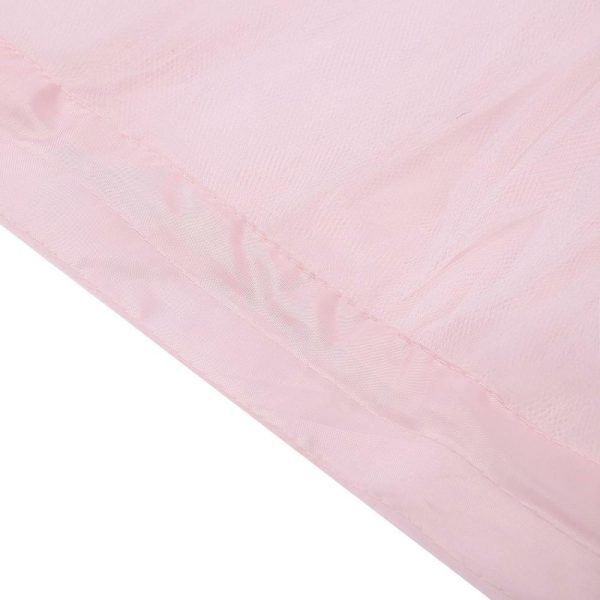 Tulle & Curly Willow |  14ft Blush 4 Layer Tulle Tutu Pleated Table Skirt