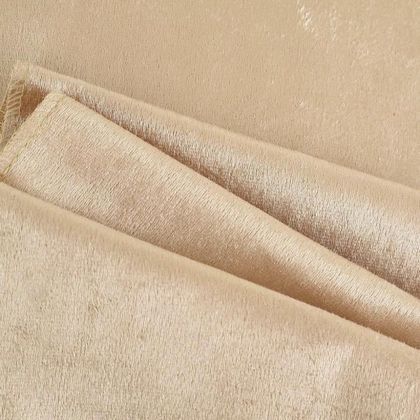 Velvet & Stylish Runners |  12″x108″ Champagne Premium Velvet Table Runner