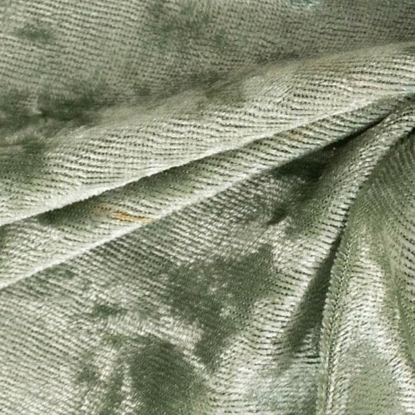 Velvet & Stylish Runners |  12″x108″ Sage Green Premium Crushed Velvet Table Runner – 190GSM